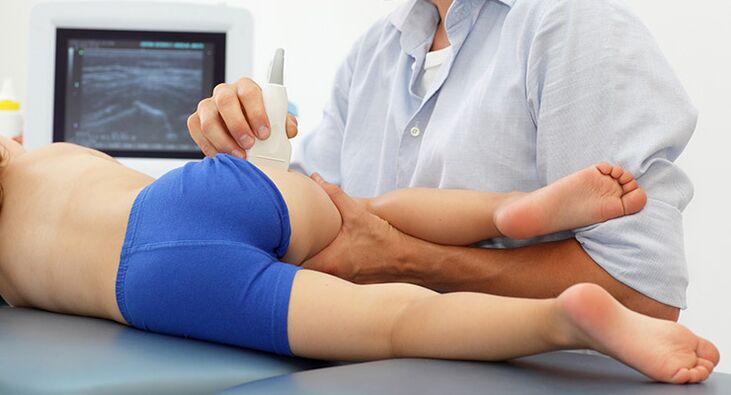 Ultrasound can help identify some diseases with pain in the hip joint. 
