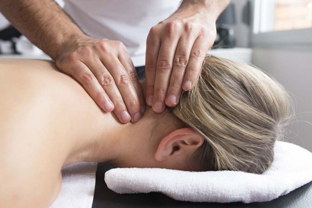 Osteochondrosis massage
