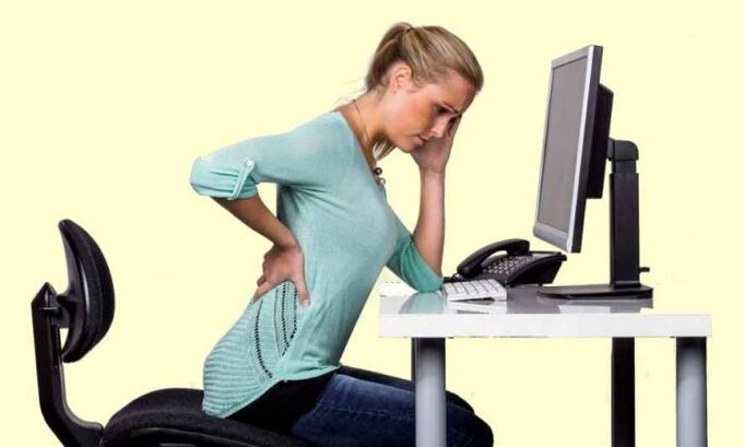 Work on an osteochondosis education computer