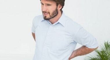 Because the back hurts in the lower back