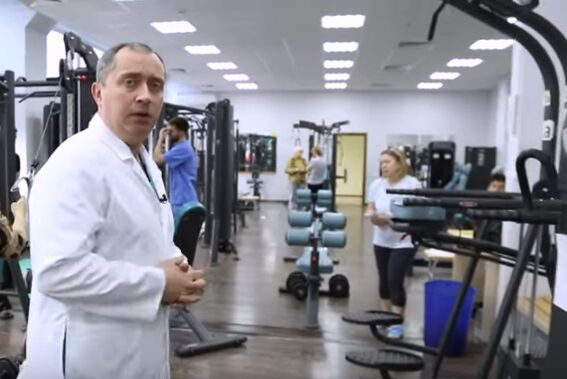 Gym classes with cervical osteochondosis